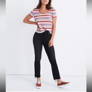 Madewell Cali Demi-Boot Jeans in Beverly black